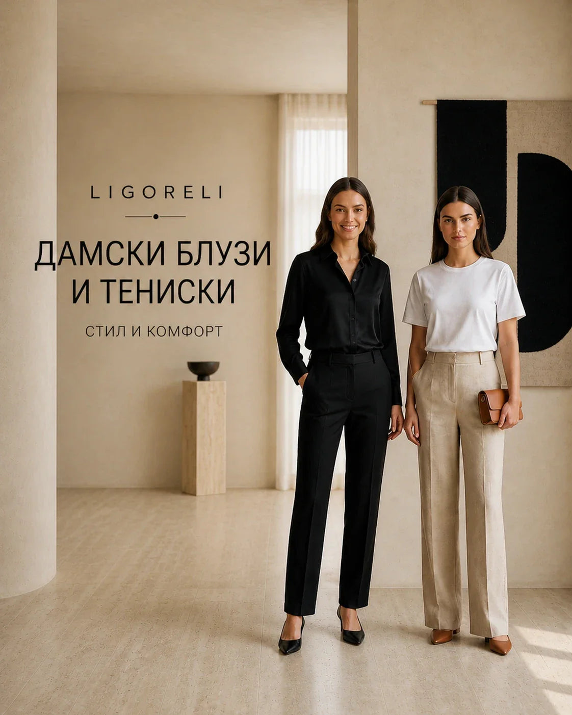 Дамски блузи и тениски Ligoreli - стил и комфорт