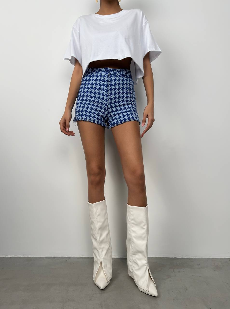 Checkered shorts