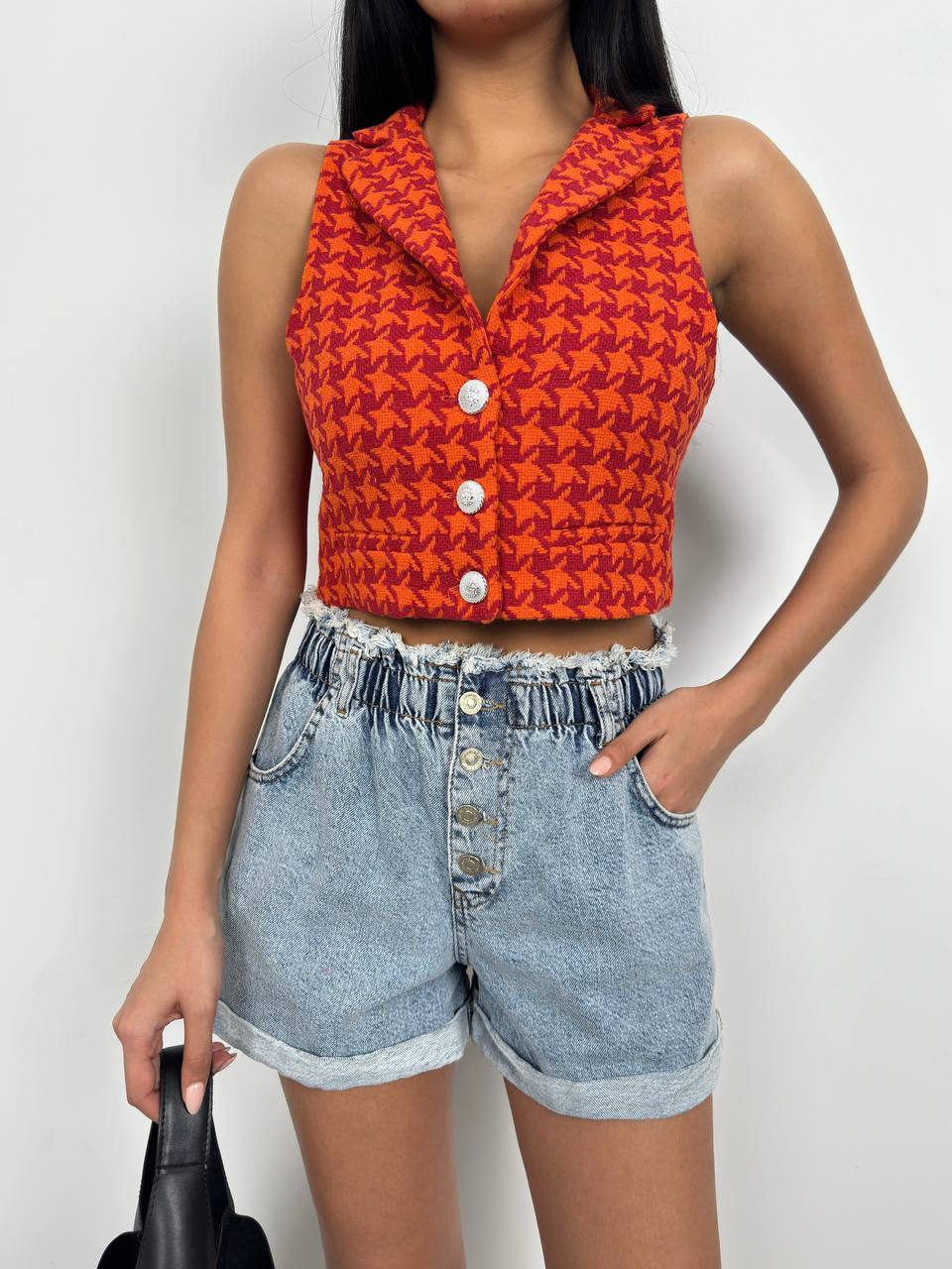 Checkered top